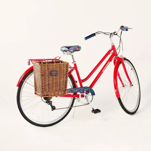 Kate Spade New York x Target Woven Bicycle Basket Natural Willow - Spring 2025‎ - Picture 7 of 8